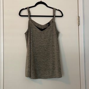 Torrid Metallic Gold with Lace Spaghetti Strap Top